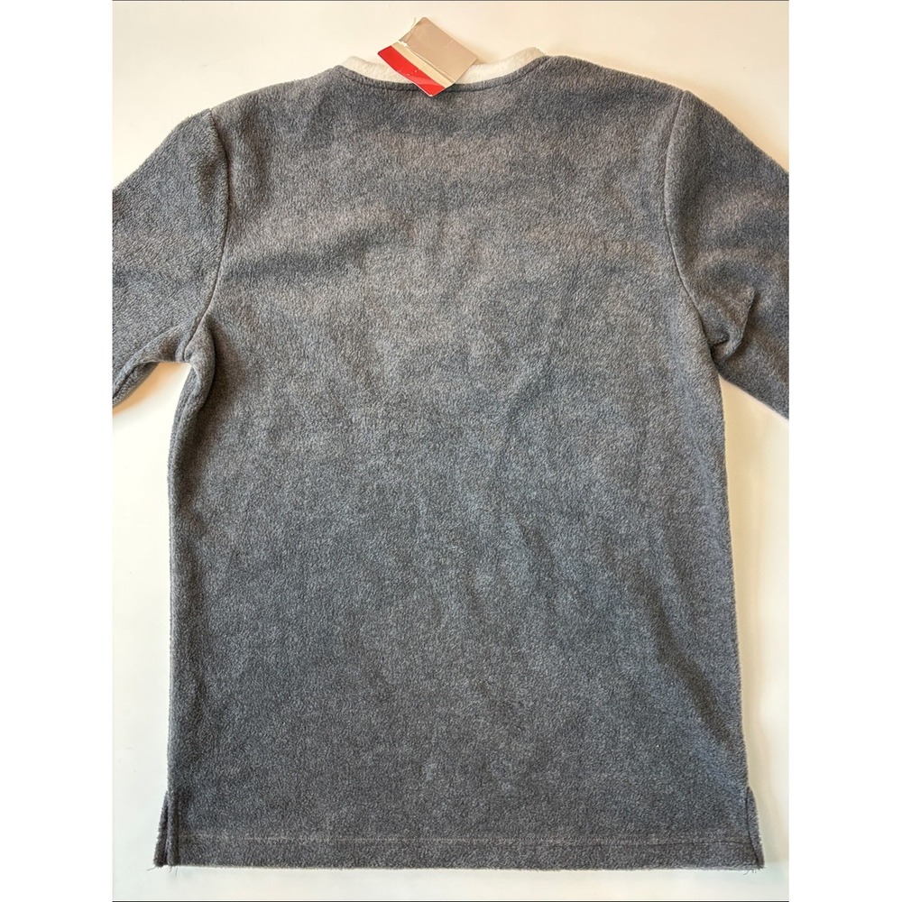 NEW Croft & Barrow Birds Cardinal Birdhouse Fleece Pullover Grey Embroidered - Picture 7 of 7
